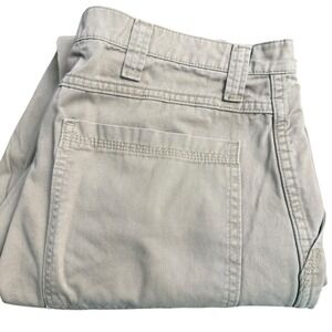 Wrangler Mens Cargo Pants Khaki Size 38x34 Cotton Real Comfortable Jeans